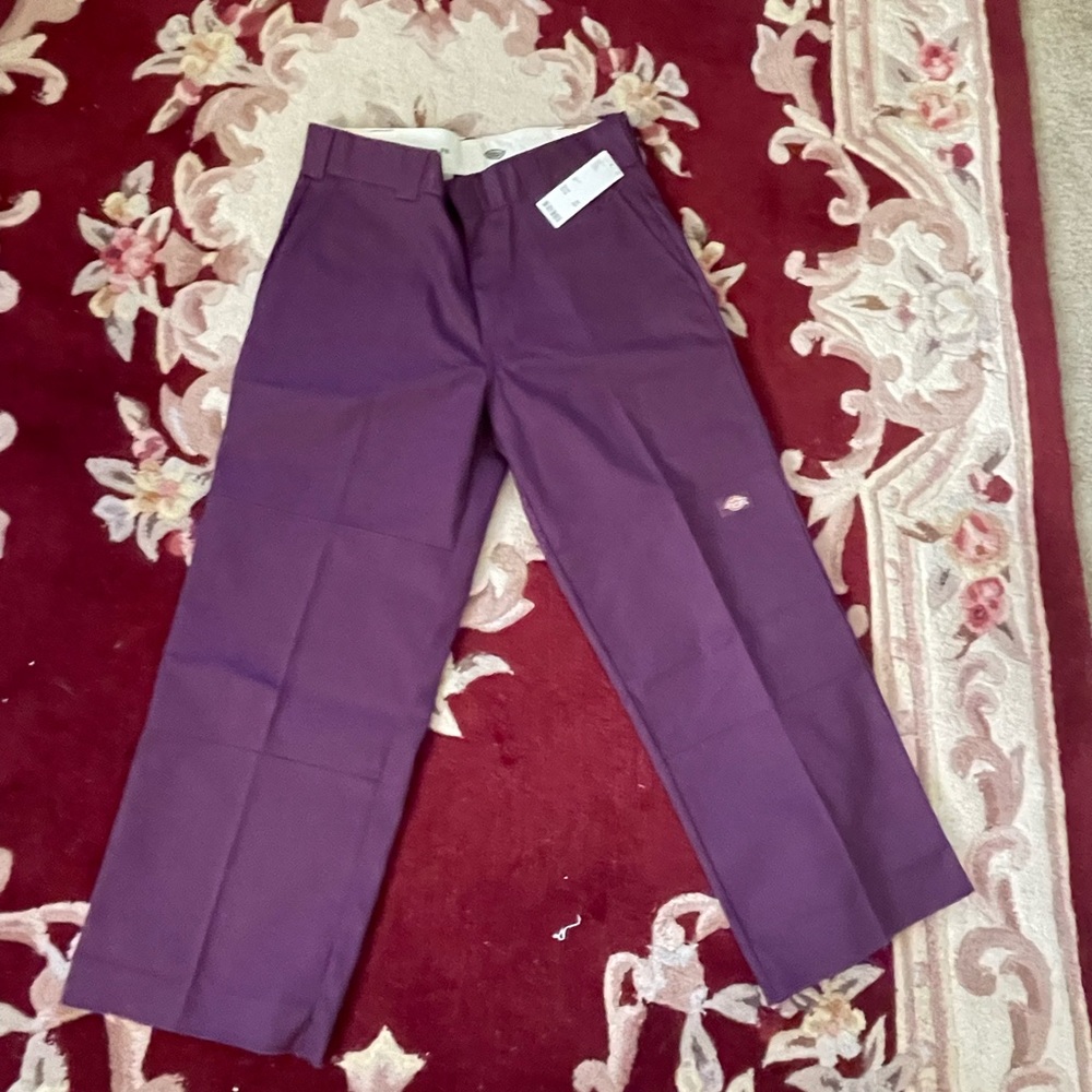 Dickies Cropped Purple Pant 32x27